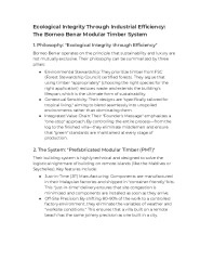 Ecological Integrity Through Industrial Efficiency